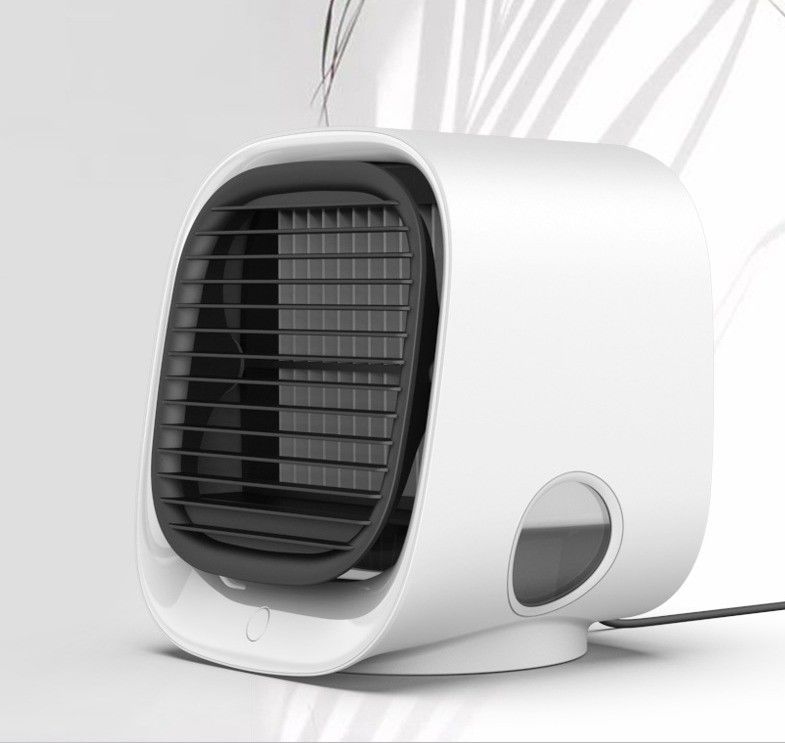 Mini Cooler de aire personal con sólo refrigeración de mesa USB y logotipo de impresión de pantalla de seda
