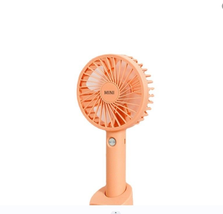 1200mAh USB Fan Mini Recargable Ventilador de mano con soporte de teléfono portátil y potente