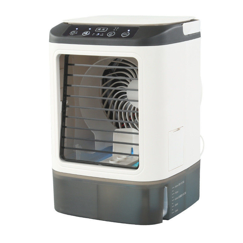 Inglés Mini ventilador de aire de enfriamiento por evaporación para habitación 17 * 17 * 25cm aerosoles portátiles