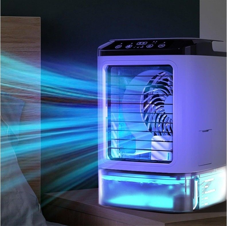 7 colores LED Light Air Cooler con función de niebla de pulverización para la solución de refrigeración de la habitación del hotel