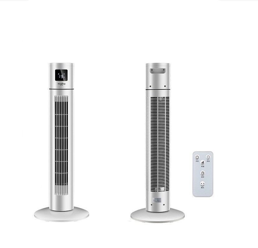 Ventilador de torre vertical para el hogar con diseño sin hojas y función de ajuste de temporizador de 1 a 12 horas