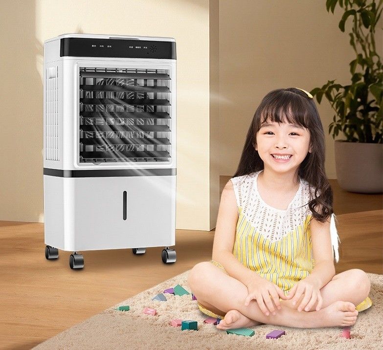 14L ventilador de refrigeración de gran capacidad refrigerador de aire evaporativo con temporizador de 12 horas fácil de instalar