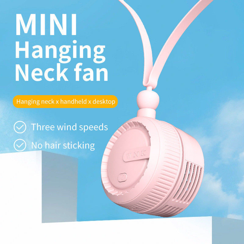 Ventilador de cuello portátil con alta capacidad de viento y fuente de alimentación DC5V