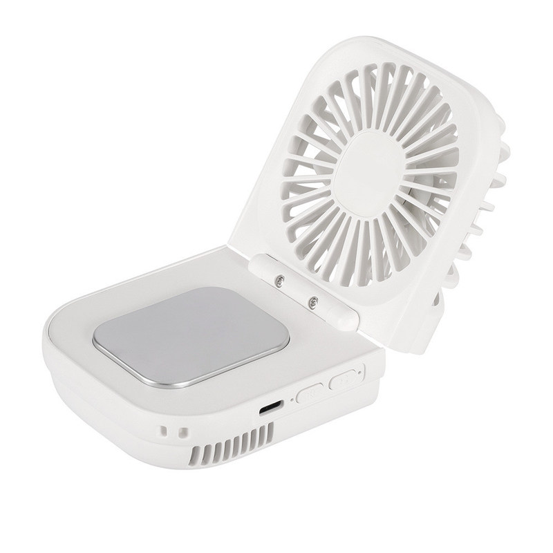 3.7V compresión fría Ventilador plegable portátil Mini ventilador de mesa portátil para el cuello refrigerante regalo