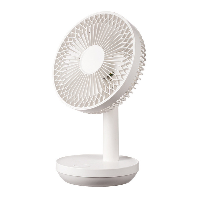 3600mAh USB Recargable Tres velocidades ventiladores de enfriamiento con luz nocturna portátil y silencioso