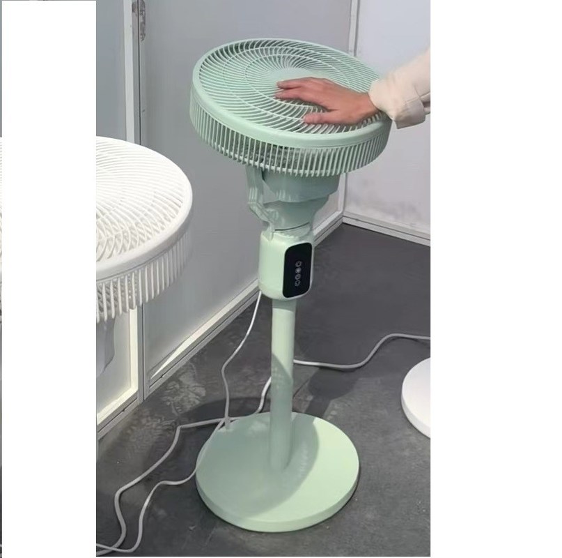 32*32*90cm Dimensiones Display LED eléctrico Ventilador doméstico de pie con logotipo de impresión por chorro de tinta
