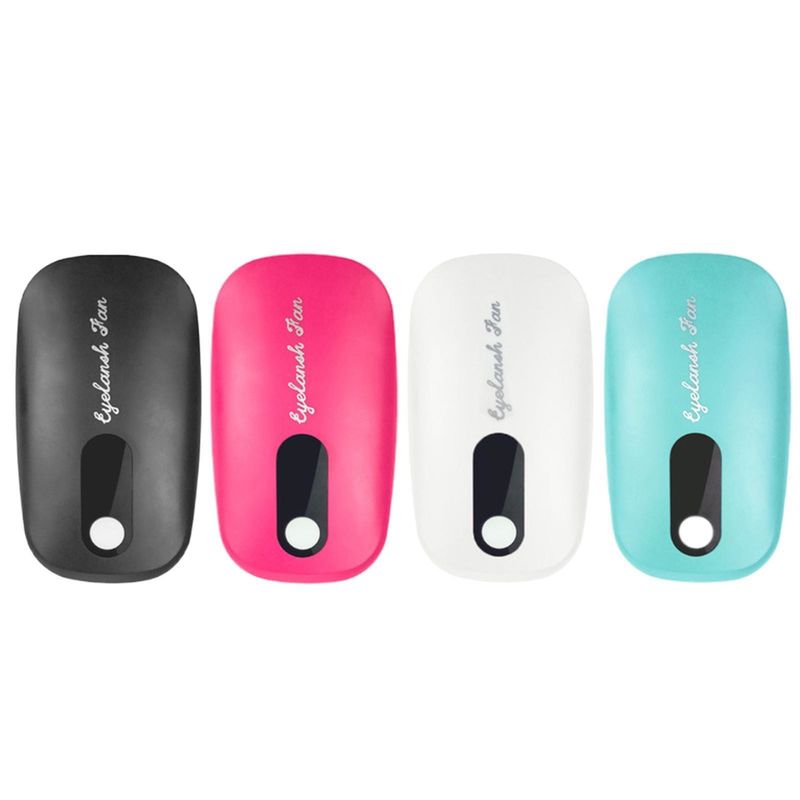 Mini ventilador secador de pestañas USB recargable ventilador eléctrico para injertos y necesidades de plantación