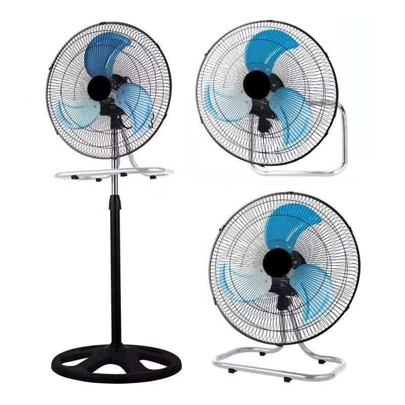 18 pulgadas Fuerte soporte de viento piso postura encorvada vertical ventilador industrial molde privado NO