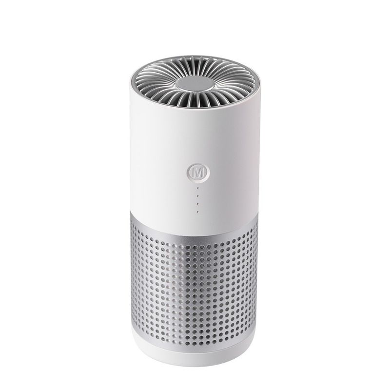 Mini purificador de aire de escritorio con tecnología de iones negativos y puerto USB