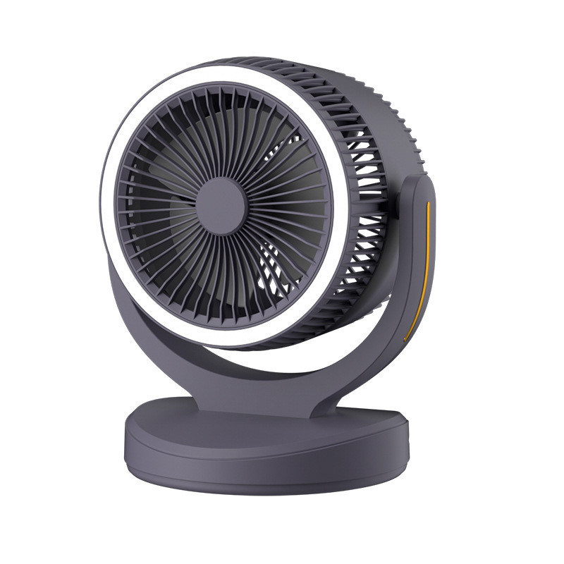 Ventiladores de mesa para automóviles Cargador USB portátil Ventilador de enfriamiento de luz nocturna de luz silenciosa pequeña
