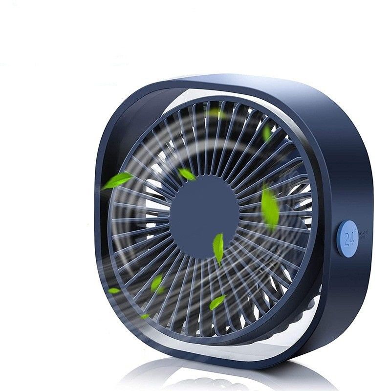 DC5V/1A 4.2W Tipo de batería Ventiladores de refrigeración de aire de escritorio recargables con modo de velocidad 3X