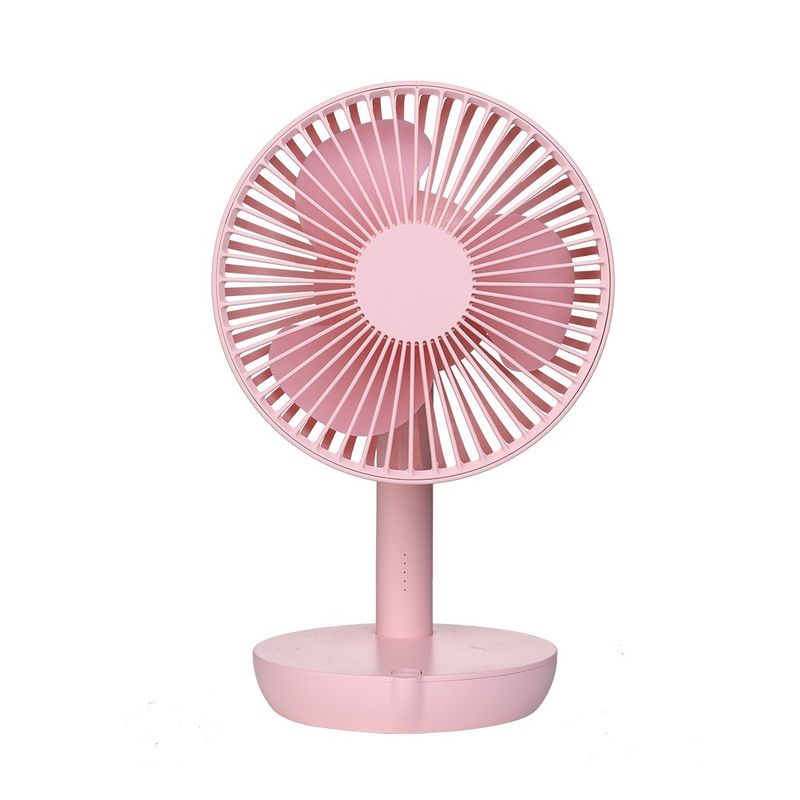 Dimensiones L x W x H pulgadas 170*138*270mm Ventilador de mesa eléctrico portátil en rosa